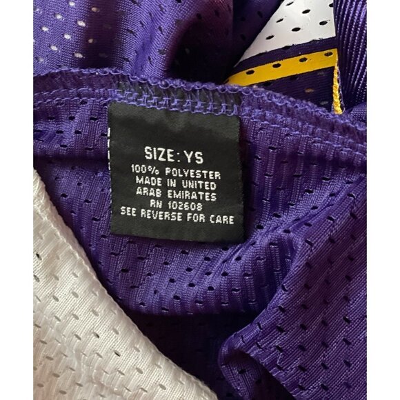 UPWARD Reversible Football Jersey Youth Small Purple White Short Sleeves V-Neck - Picture 6 of 9